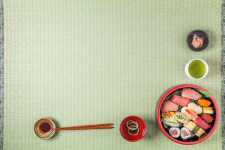 Sushi General sushi Japanese foodの写真素材