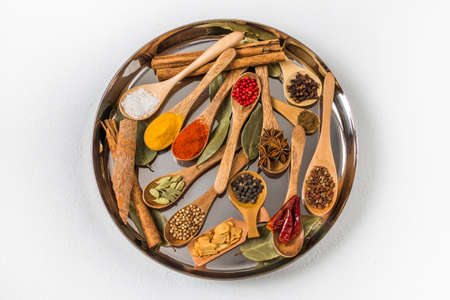 Typical Indian Curry and Nan Typical Indian Curry Setの写真素材