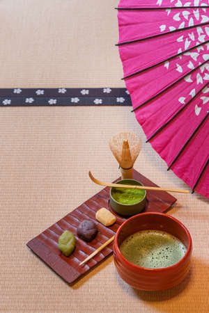 Matcha Green Tea Made in Japanの写真素材