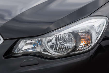 Car Headlights Headline of the Carの写真素材