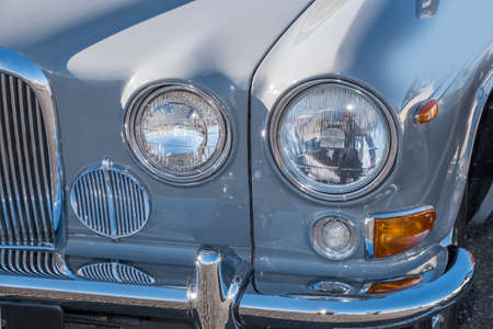 Car Headlights Headline of the Car