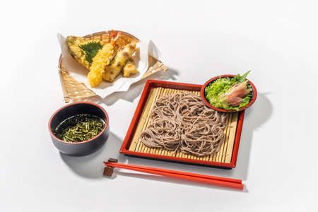 Japanese Soba Japanese Noodles (soba buckwheat noodles)の写真素材
