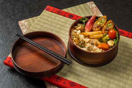 Bento Japanese style fabric lunch box (bento)