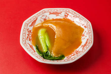 Boiled in the figure of shark fins luxury Chinese cuin Shark fin simmeredの写真素材