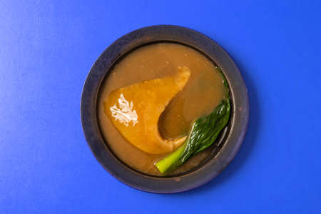 Boiled in the figure of shark fins luxury Chinese cuin Shark fin simmeredの写真素材