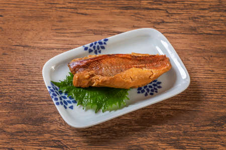 Simmered Nodoro Japanese Food Simmered (Rosy sea bass)の写真素材