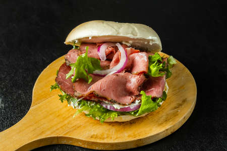 Bagel Bread Bagel Sandwichの写真素材