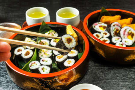 Rolled Sushi Rolled Sushiの写真素材