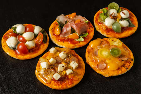 Mixed Pizza Italian Delicate Food Mixed Pizzaの写真素材
