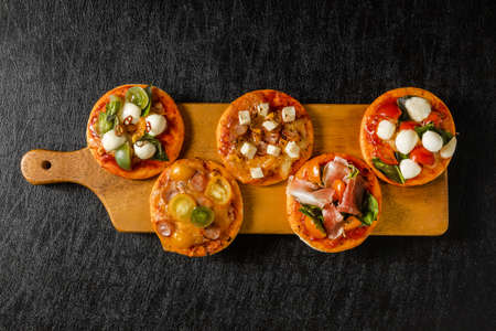 Mixed Pizza Italian Delicate Food Mixed Pizzaの写真素材