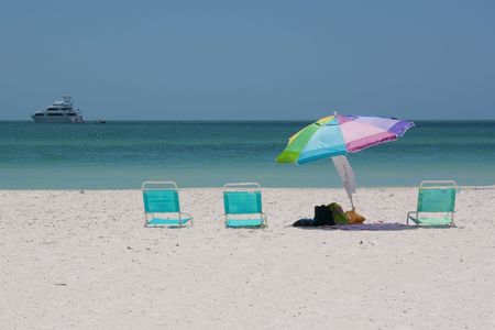 At the beach on Marco Island, Floridaの写真素材