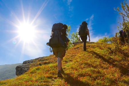 Hikingの写真素材