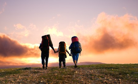 Happy familyの写真素材