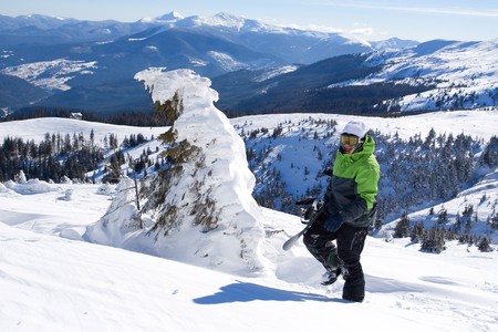 Snowboarderの写真素材