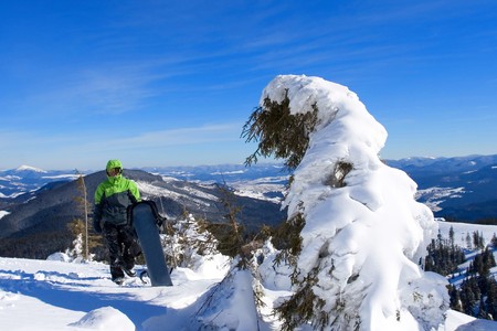 Snowboarderの写真素材