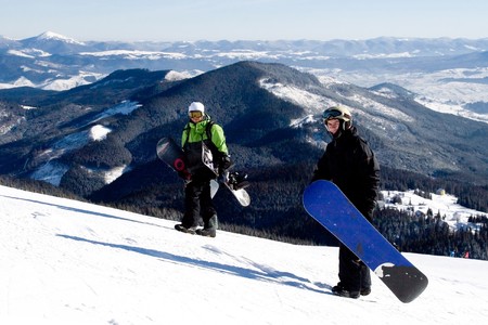  snowboarderの写真素材