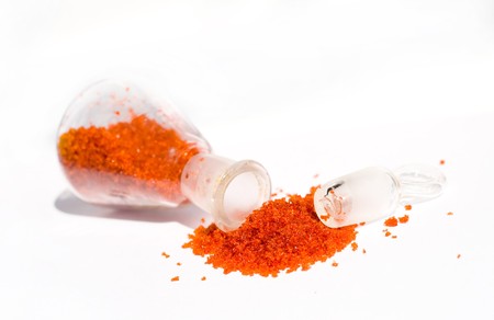 Bottle with chemicalsの写真素材