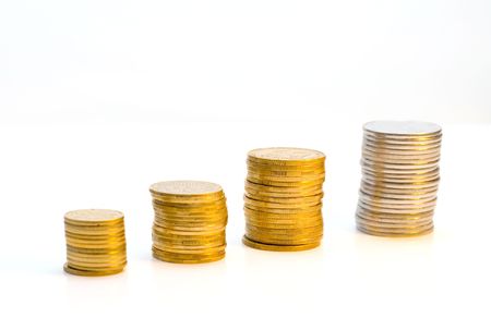 columns of coins