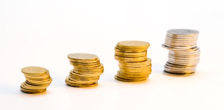 columns of coins