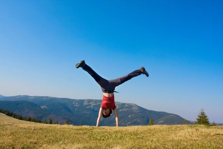 Hiking in the Carpathian mountains