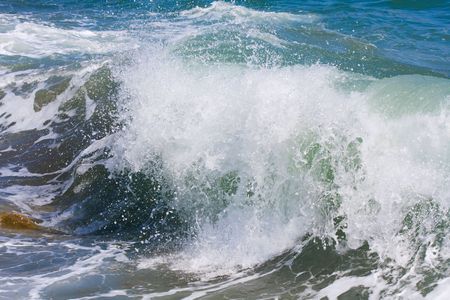 wave on the sea beach