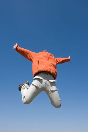 Man jumpの写真素材