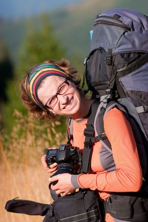 Hiking in the Carpathian mountains