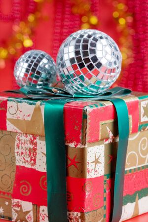 Christmas decoratedの写真素材