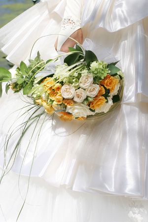 bride bouquet  の写真素材