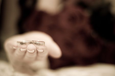 Wedding ringの写真素材