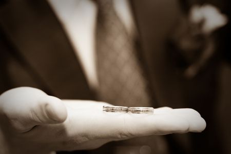 Wedding ringの写真素材