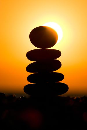 zen stonesの写真素材