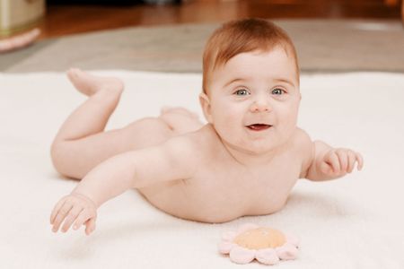 Sweet baby girlの写真素材