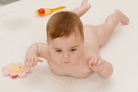 Sweet baby girlの写真素材