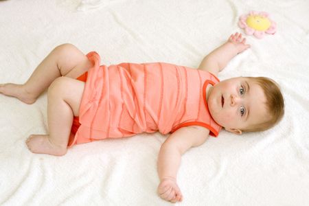 Sweet baby girlの写真素材