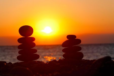 zen stonesの写真素材