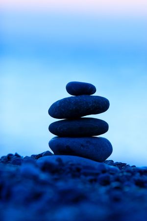 zen stonesの写真素材