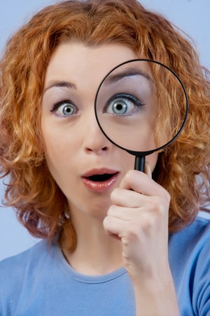 Eye and magnifying glass
の写真素材