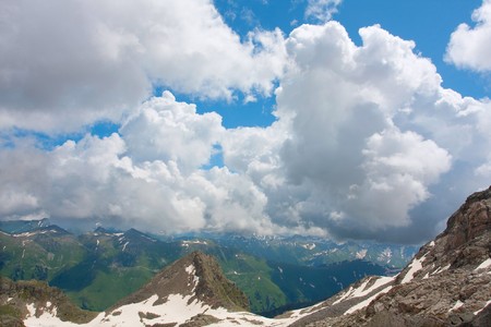 Caucasus mountainの写真素材