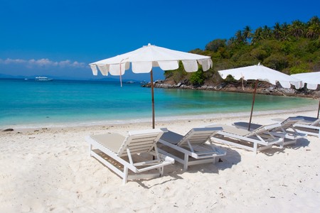 beach at the seaの写真素材