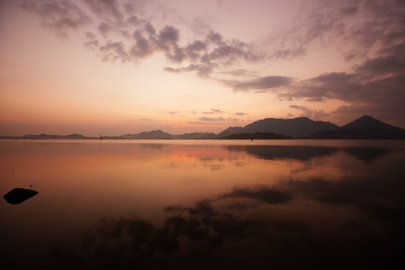 Sunset landscapeの写真素材