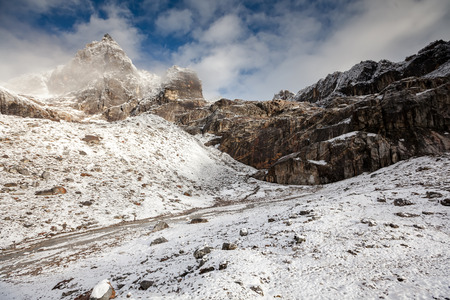 Beautiful landscape of Himalayas mountains 