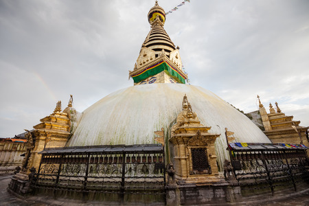Swayambunath temple in Kathmandu, Nepal