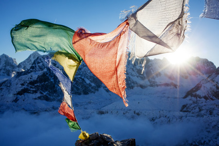 Beautiful landscape of Himalayas mountainsの写真素材