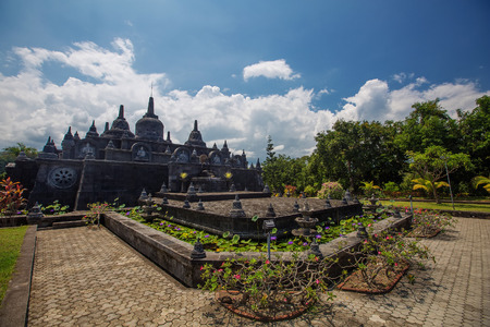Bali landmark - buddhist temple of Banjar.の写真素材
