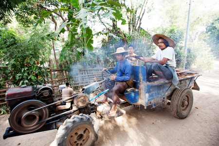 Myanmar people - travel portraitのeditorial素材