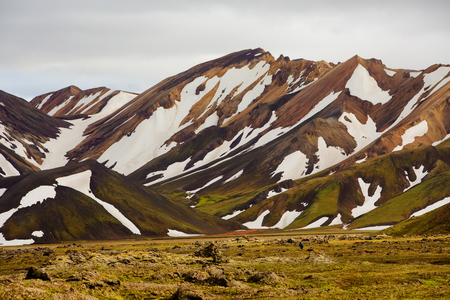 Landmannalaugar -  Landscape in Icelandの写真素材