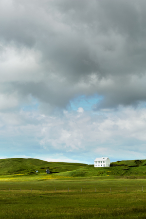 View at Icelandic plains during summertimeの写真素材