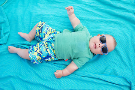 Portrait of cute baby boy