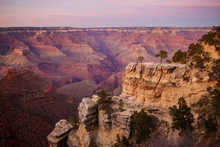 A view to Grand Canyon National Park, South Rim, Arizona, USA の写真素材